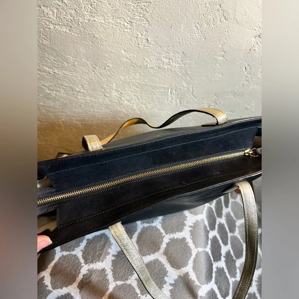 Kate Spade Black and Cream Tote Bag - GUC Rehab - See Callouts - Picture 14 of 16